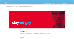 Desktop Screenshot of caesar-werbepreis.at